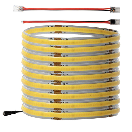 24V COB LED Strip Light 20ft (Warm White 3000K)