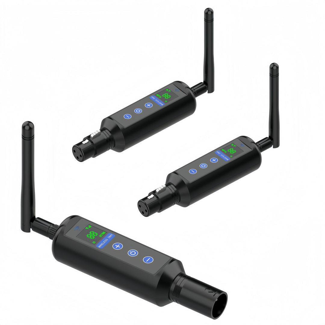 1T2R Dmx512 Professional 2.4g Wireless One Transmitter and Two Receivers