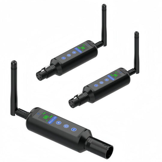 1T2R Dmx512 Professional 2.4g Wireless One Transmitter and Two Receivers