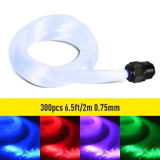 Plastic End Glow 300pcs RGBW LED Fiber Optic Cable Only for Lights Star Sky Ceiling and Any Kind Light Engine Driver