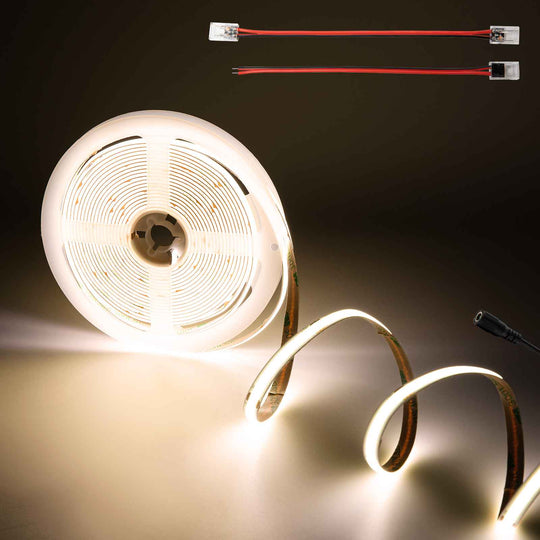 24V COB LED Strip Light 20ft (Warm White 3000K)