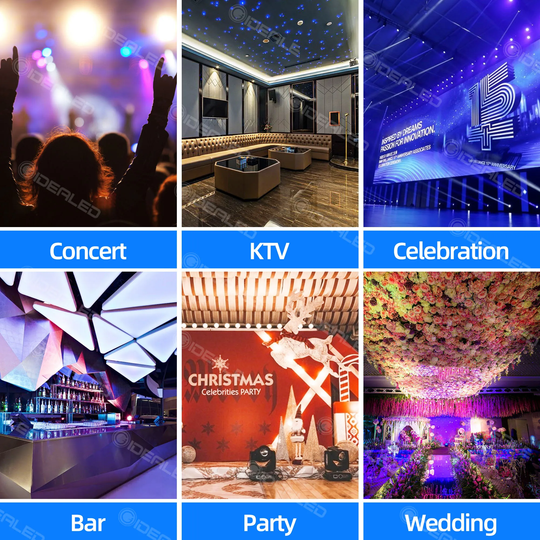 36 Channel 4CH DMX512 Decoder RGB LED Strip Lights Controller Decoder Dimmer Driver DC9V-24V LED Strip Stage Controller