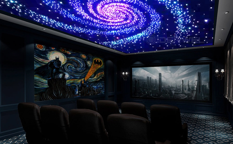 3 Holes RGBW Fiber Light Twinkle Starlight with APP/RF Remote Controlled Music Mode