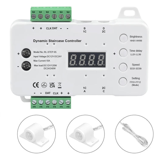 Motion Sensor Stair Light COB Kit with Main Lines