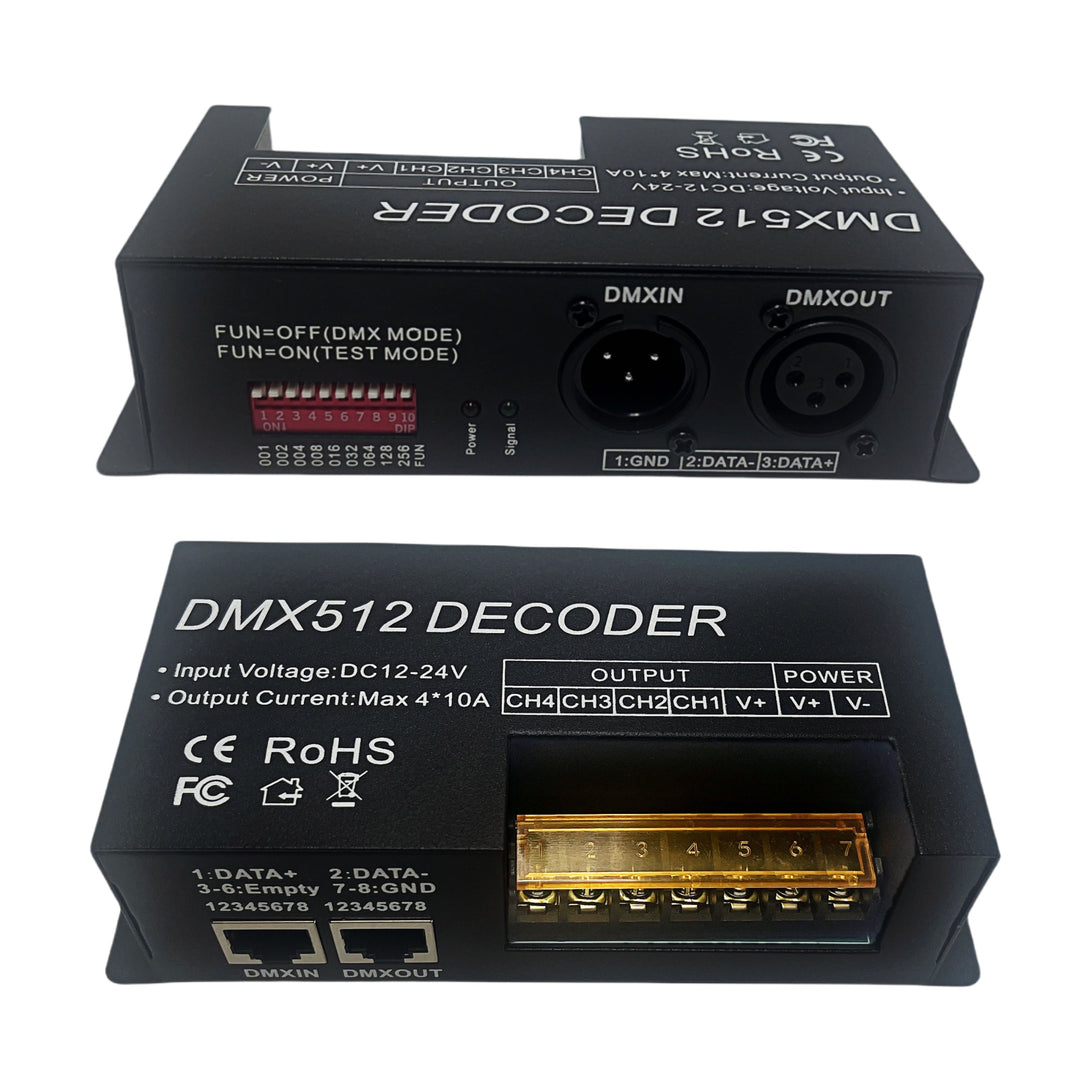 RGBW DMX512 Decoder 4 CH