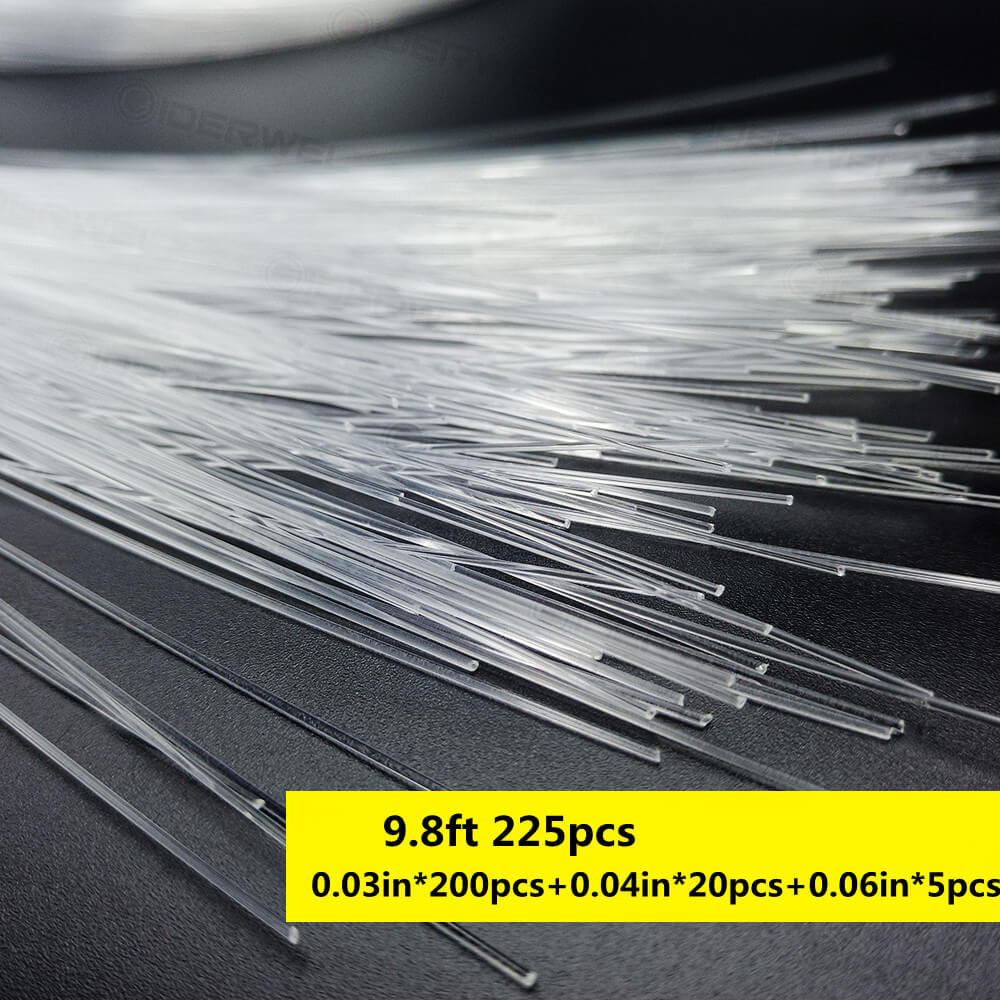 Plastic End Glow 300pcs RGBW LED Fiber Optic Cable Only for Lights Star Sky Ceiling and Any Kind Light Engine Driver