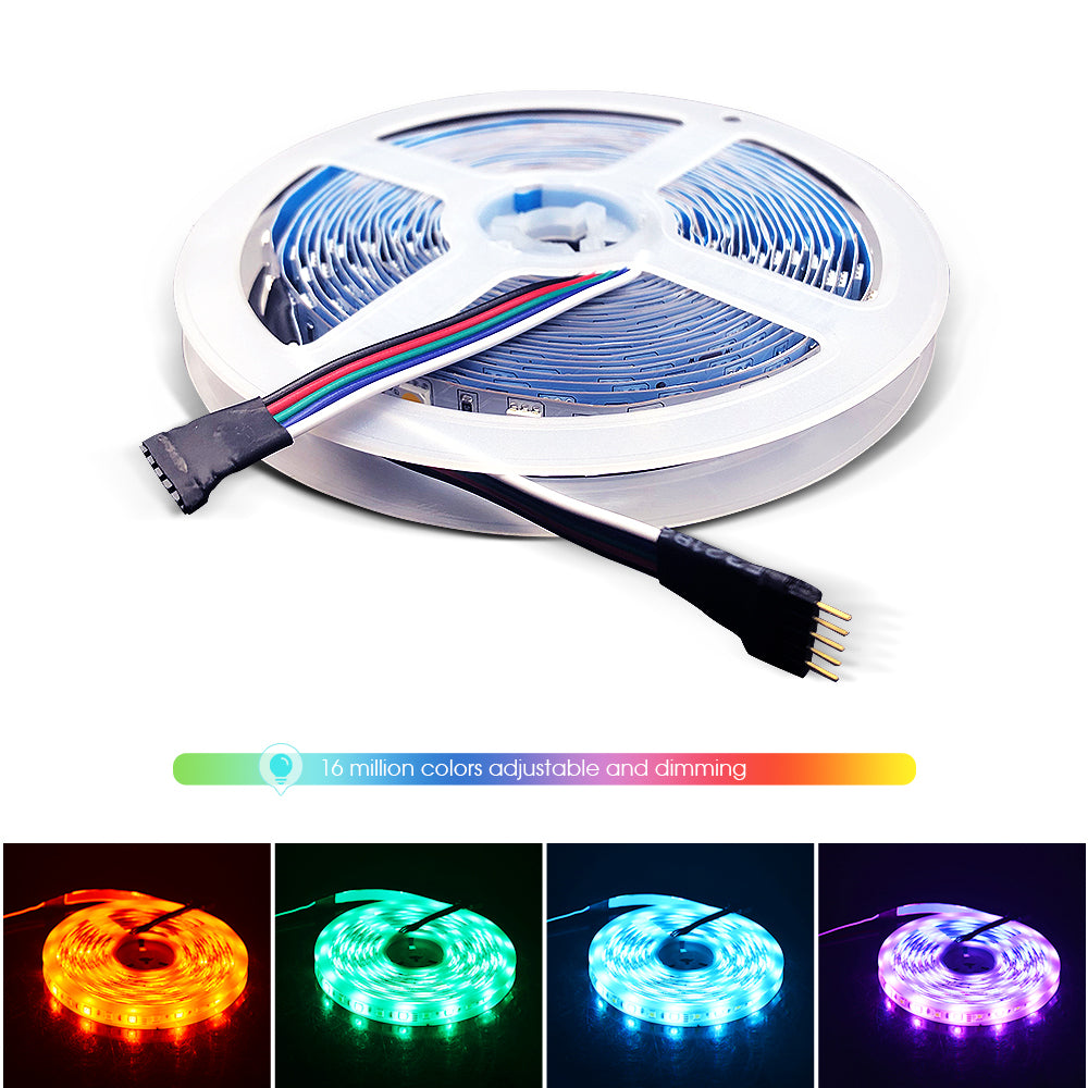 GIDERWEL 16.4ft RGBW LED Strip Lights