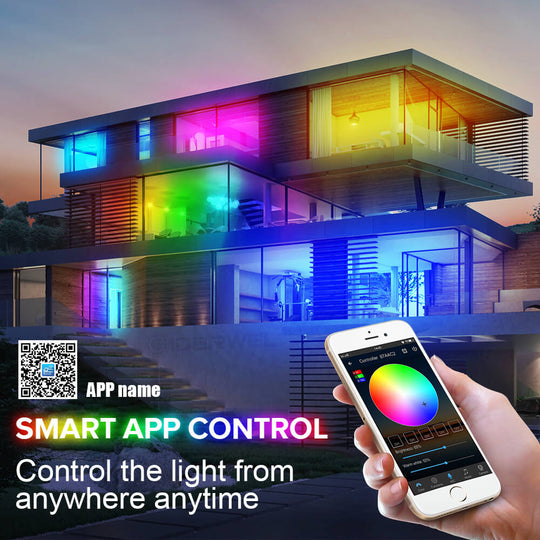 GIDERWEL WiFi Dreamcolor LED Strip Kits Work with Alexa & Google Assistant