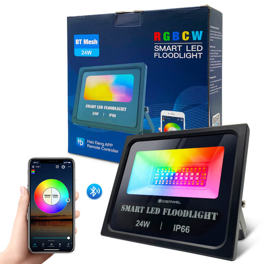 Bluetooth RGBCCT Outdoor LED Floodlight