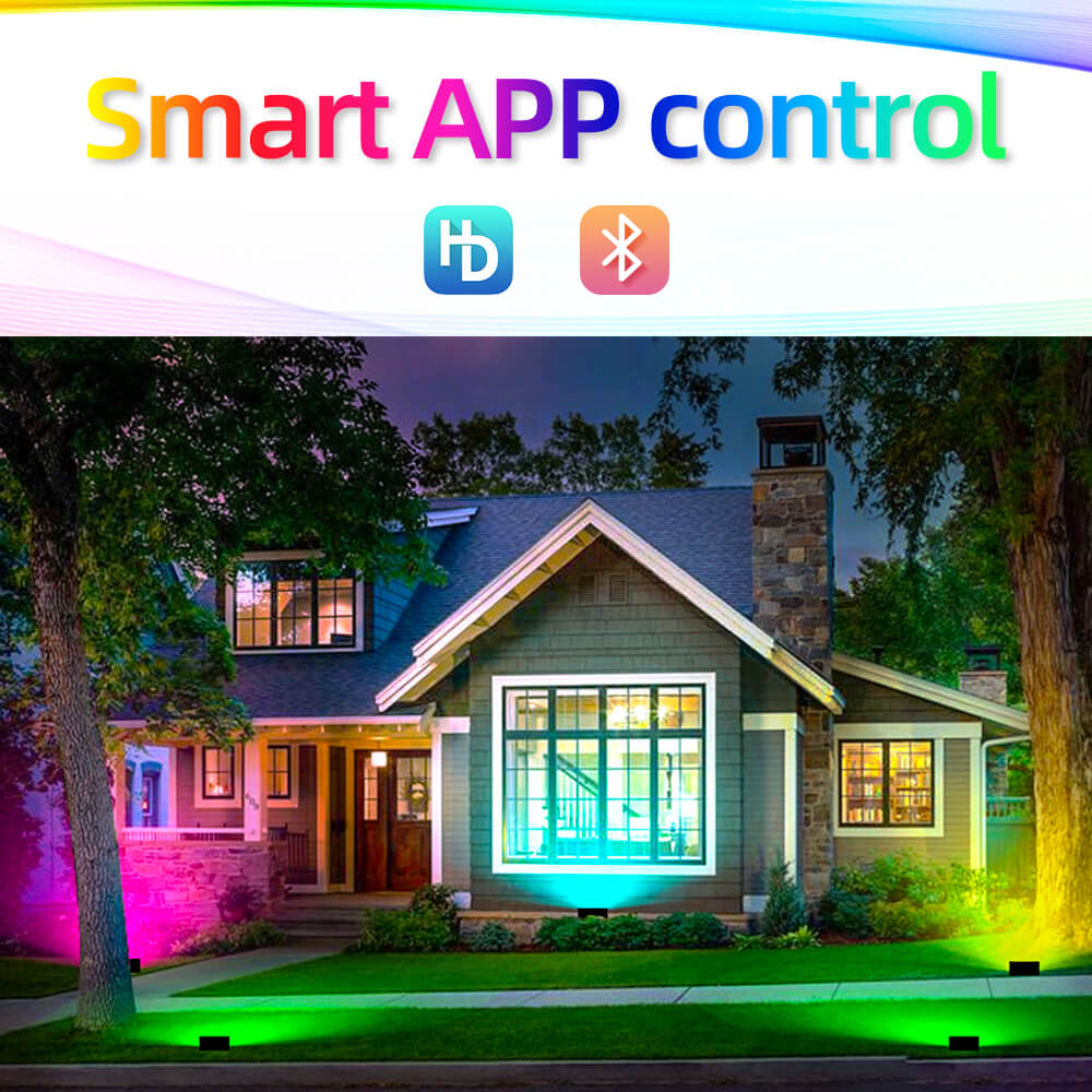 Bluetooth RGBCCT Outdoor LED Floodlight