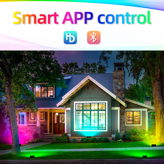 Bluetooth RGBCCT Outdoor LED Floodlight