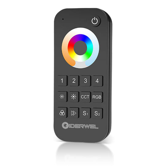 GIDERWEL WiFi 5-in-1 LED Controller (WT5) & 2.4G Remote (RT10) for RGB/RGBW/RGBCCT LED Strips