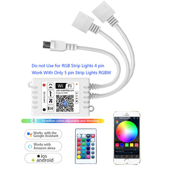 Smart WiFi RGB &RGBW LED Strip Controller