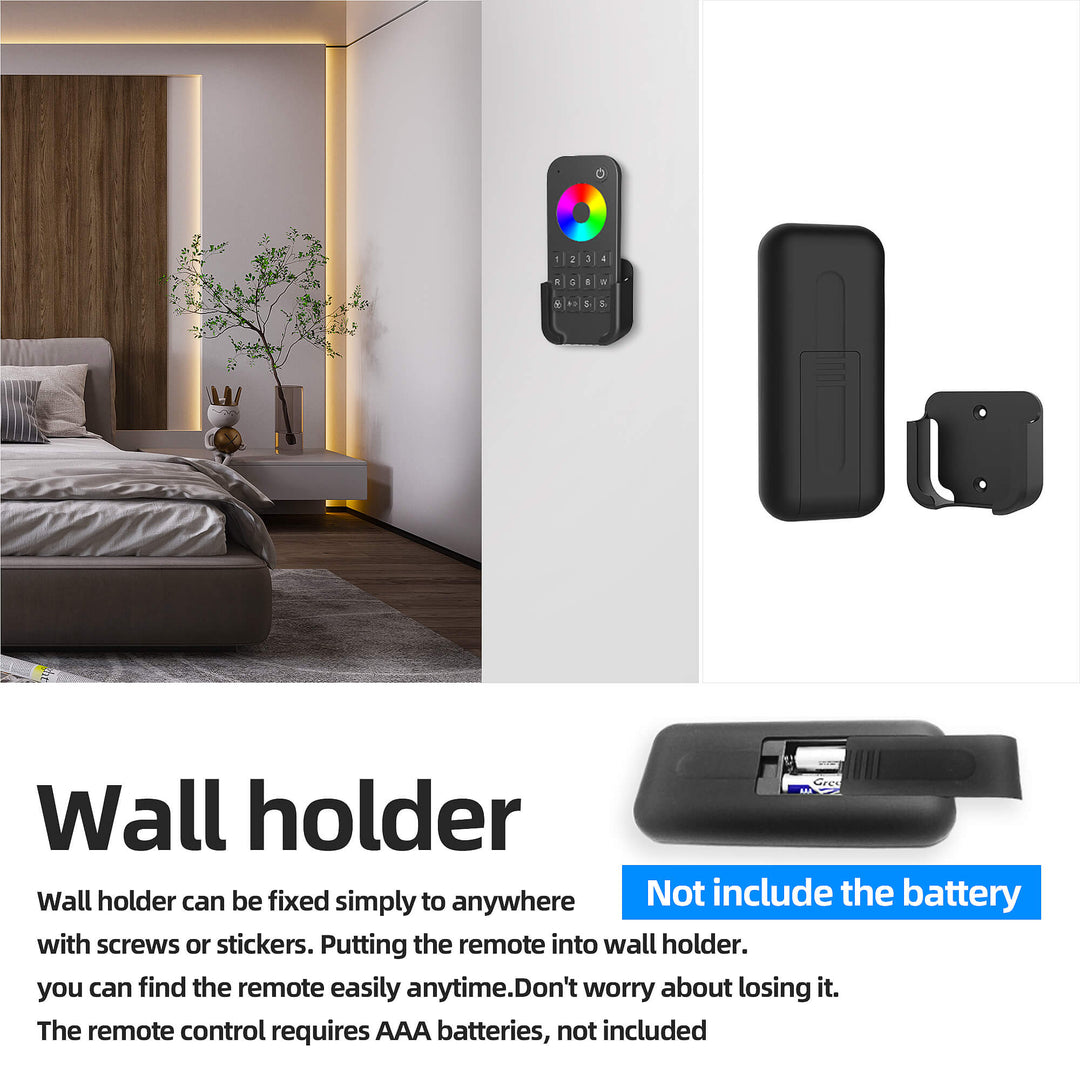 GIDERWEL WiFi 5-in-1 LED Controller (WT5) & 2.4G Remote (RT10) for RGB/RGBW/RGBCCT LED Strips