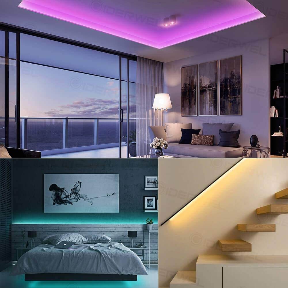 3.3ft/1m Extension Cable for 6 Pin LED Strips (2 Pack)