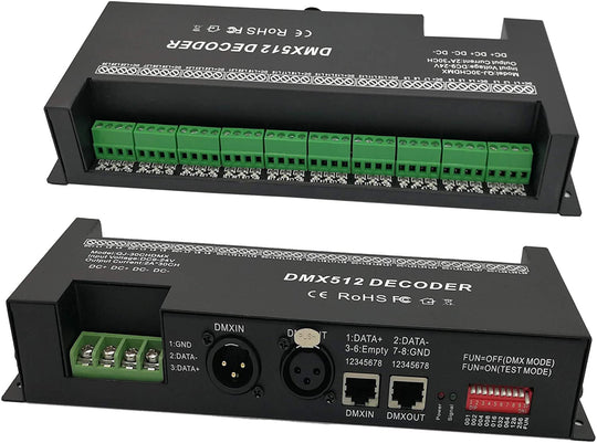 30 CH DMX Decoder for RGB LED Strips