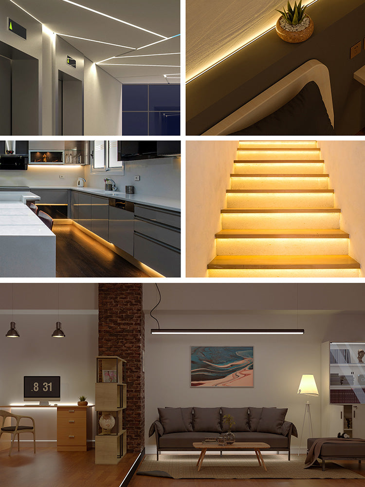 COB LED Stirp Lights Warm/Cold/Natural White Lighting Atmosphere Lamp