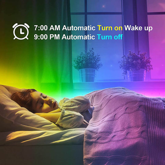 GIDERWEL WiFi Dreamcolor LED Strip Kits Work with Alexa & Google Assistant