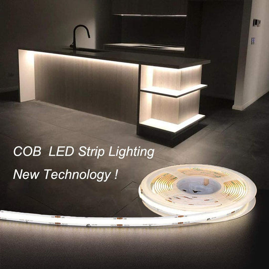 COB LED Stirp Lights Warm/Cold/Natural White Lighting Atmosphere Lamp