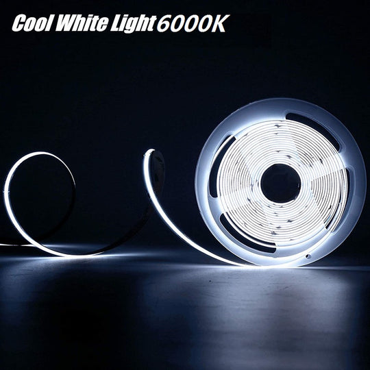 COB LED Stirp Lights Warm/Cold/Natural White Lighting Atmosphere Lamp