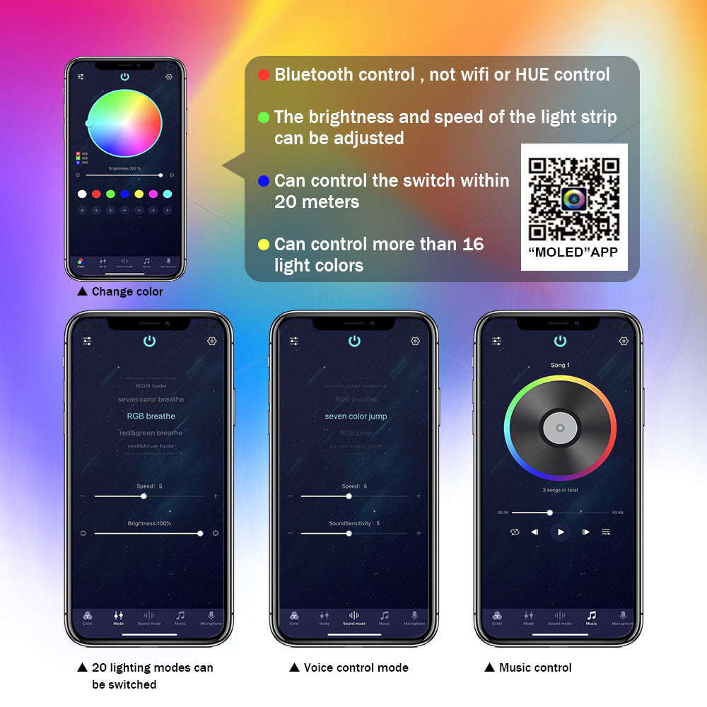 Bluetooth Wall Switch Smart LED Controller