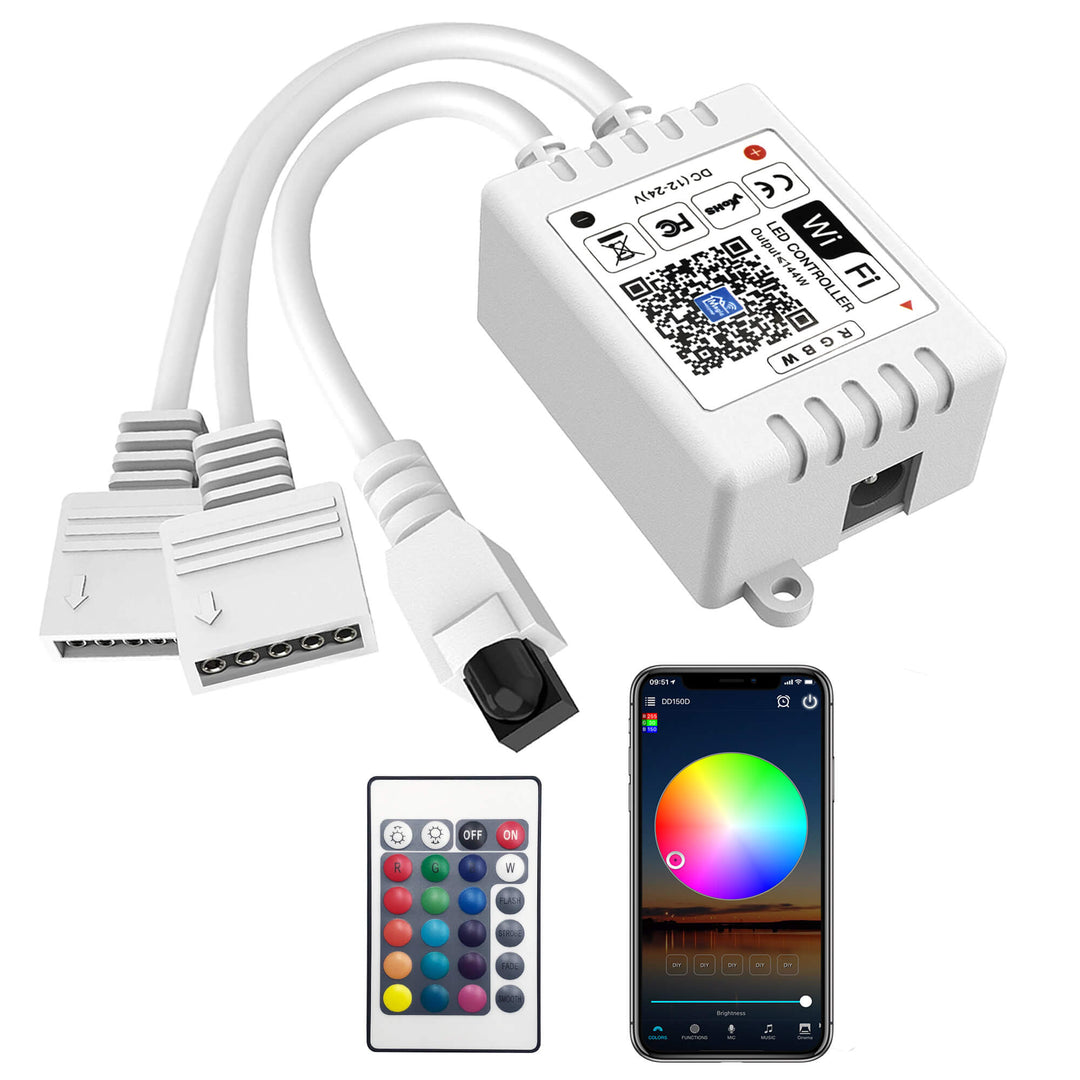 Smart WiFi RGB &RGBW LED Strip Controller