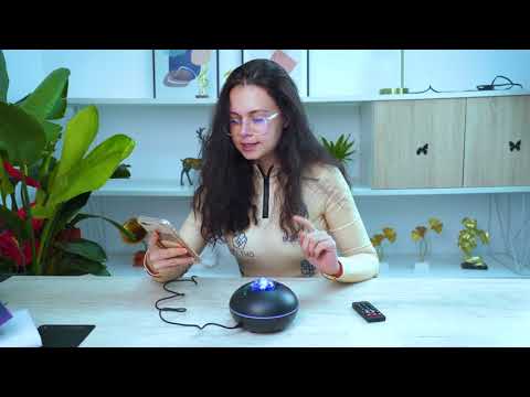 GIDERWEL Star Projector LED Lights Galaxy Projector with Bluetooth Music Speaker