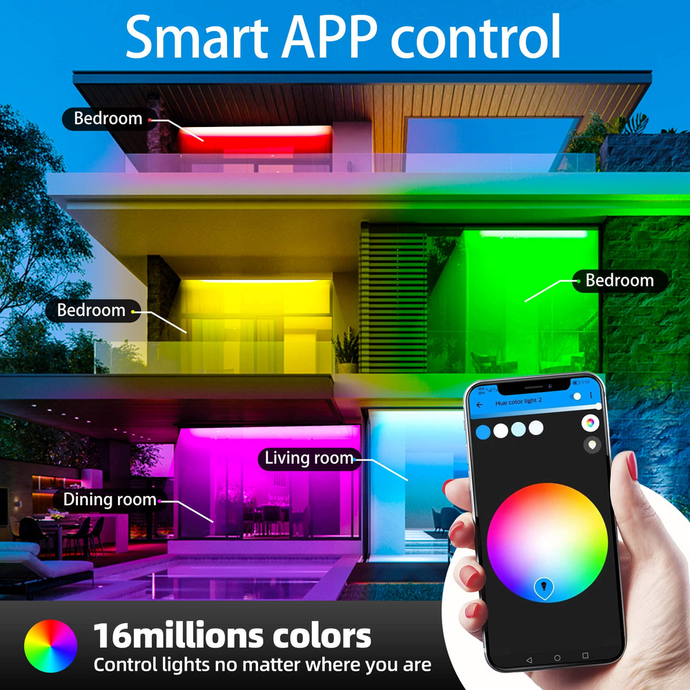 Smart ZigBee 3.0 RGB LED Strip 65.6ft Kit