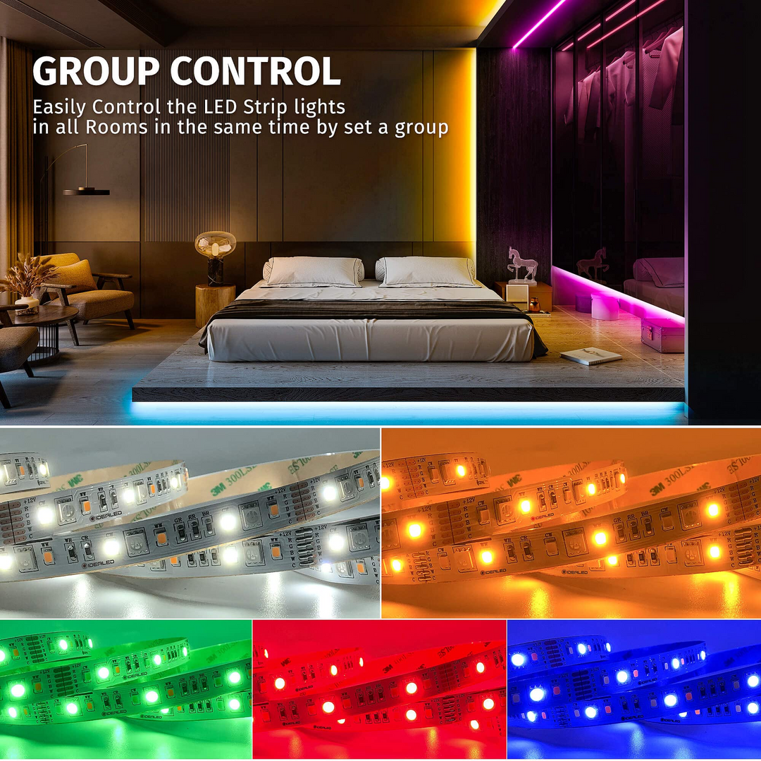 GIDEALED 2 Pezzi Smart ZigBee 3.0 LED Controller 2-Output per StripLights RGB a 4 Pin Dimmerabile Compatibile con Hub Bridge, Echo Plus,AppAlexa Controllo Vocale Illuminazione Ambientale GIDEALED 2 Pezzi Smart ZigBee 3.0 LED Controller 2-Output per StripLights RGB a 4 Pin Dimmerabile Compatibile con Hub Bridge, Echo Plus,AppAlexa Controllo Vocale Illuminazione Ambientale